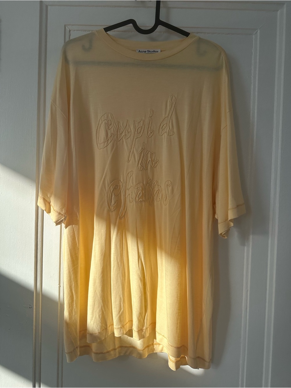 Acne Studios yellow Graphic Tee